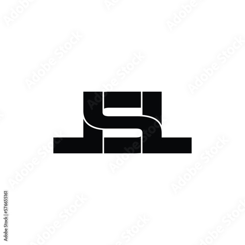 LSL letter monogram logo design vector photo