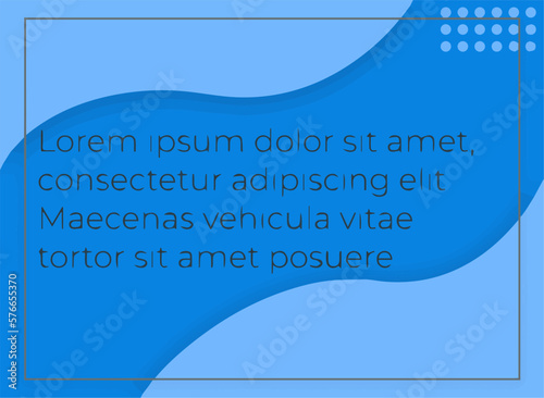 Poster with design elements, Minimalism