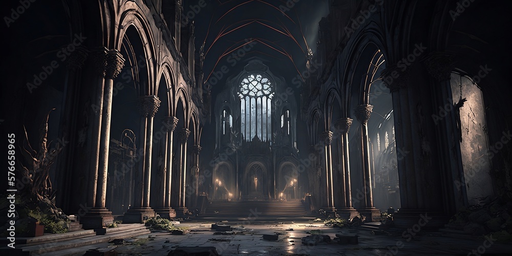 Fototapeta premium church of the holy sepulchre, Generative AI.