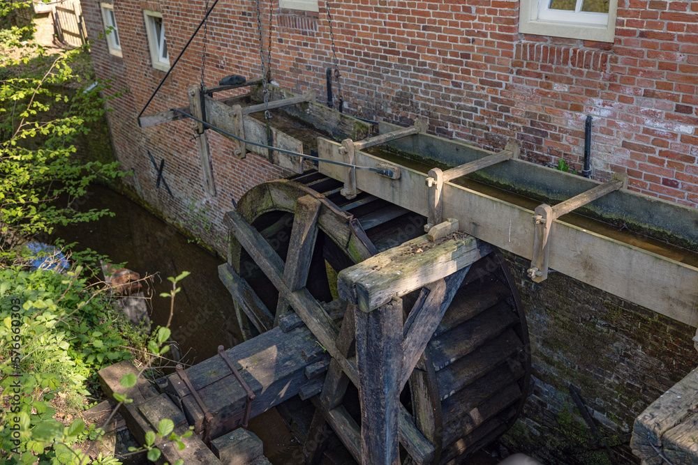 An old waterwheel An old waterwheel