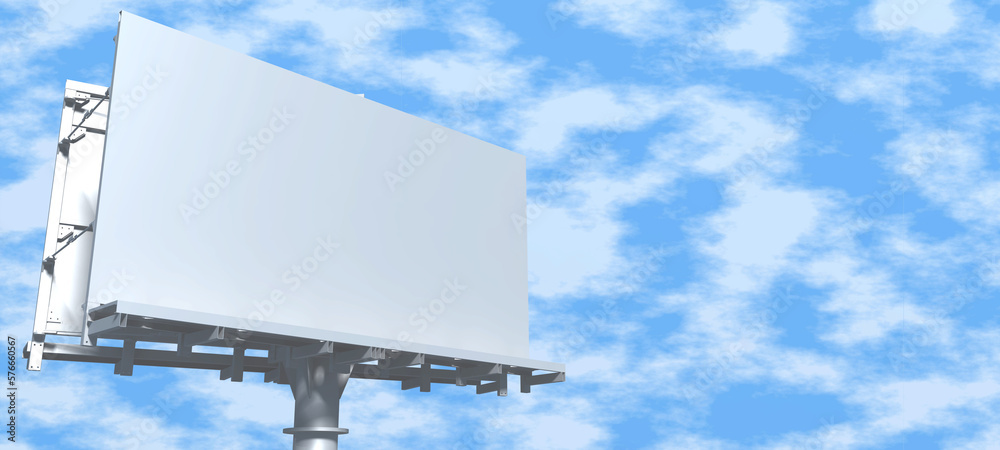 billboard design illustration 3D rendering construction billboard design illustration 3D rendering construction