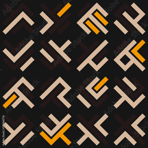 Asemic Glyph writing hieroglyph imitation abstract illustration