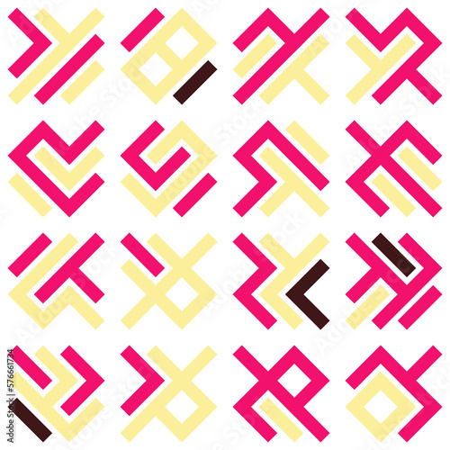 Asemic Glyph writing hieroglyph imitation abstract illustration