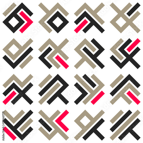 Asemic Glyph writing hieroglyph imitation abstract illustration