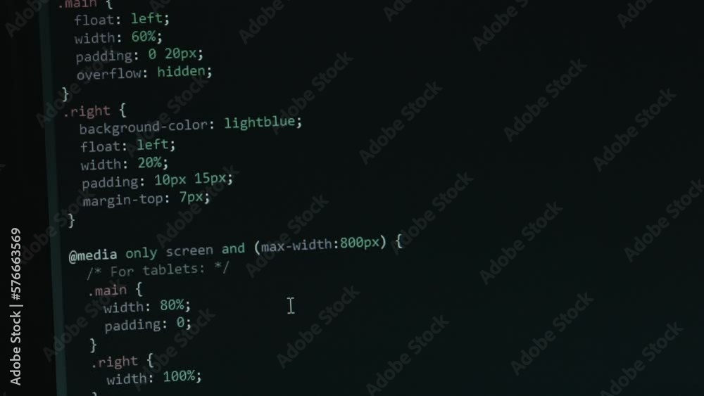 Close Up Code Screen with Different Colours Navigating Upwards with Pixel Details HTML Close Up Code Screen with Different Colours Navigating Upwards with Pixel Details HTML