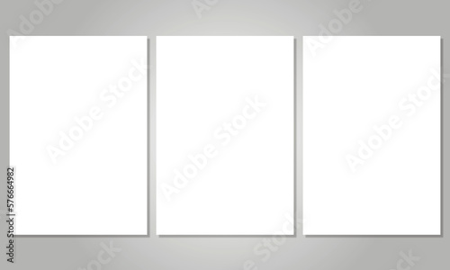 Photograph of white business cards. Template for corporate identity. For presentations and portfolios of graphic designers
