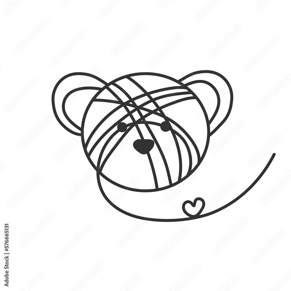 Logo for knitting brand or toys Logo for knitting brand or toys