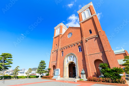 冬の浦上天主堂　長崎県長崎市　
Urakami Cathedral in winter. Nagasaki Prefecture, Nagasaki city. photo