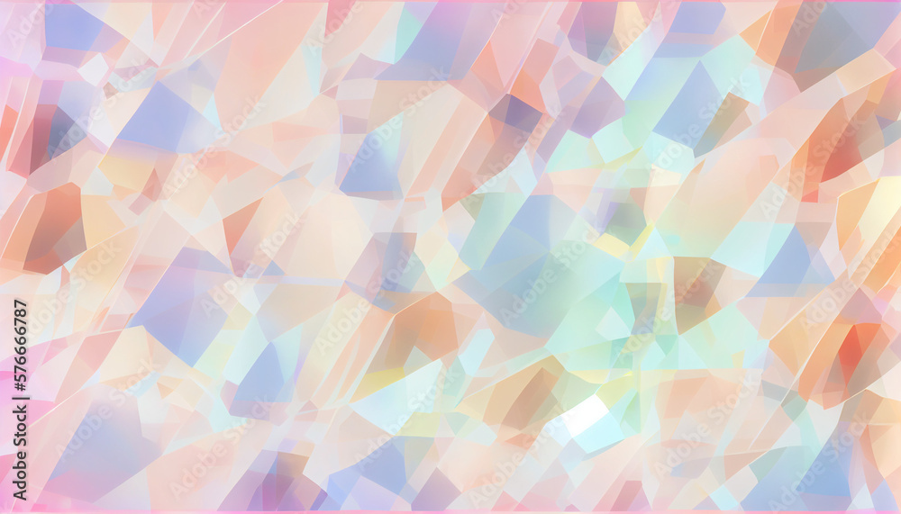 Abstract crystal pastel background/ wallpaper/ banner