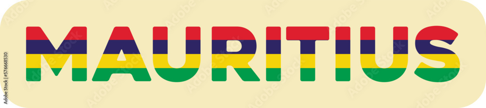 Abstraction of the flag of the country Mauritius. vector illustration