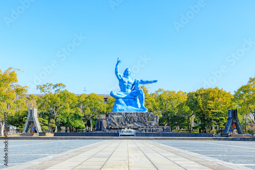 冬の長崎平和公園　長崎県長崎市　Nagasaki Peace Park in winter. Nagasaki Prefecture, Nagasaki city. photo