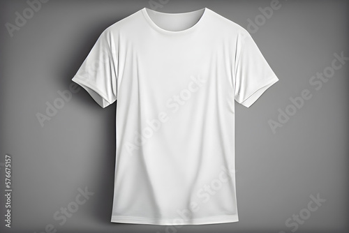 Men White T-shirt, Man White Tee Mock-up, Male White Shirt Mock-up