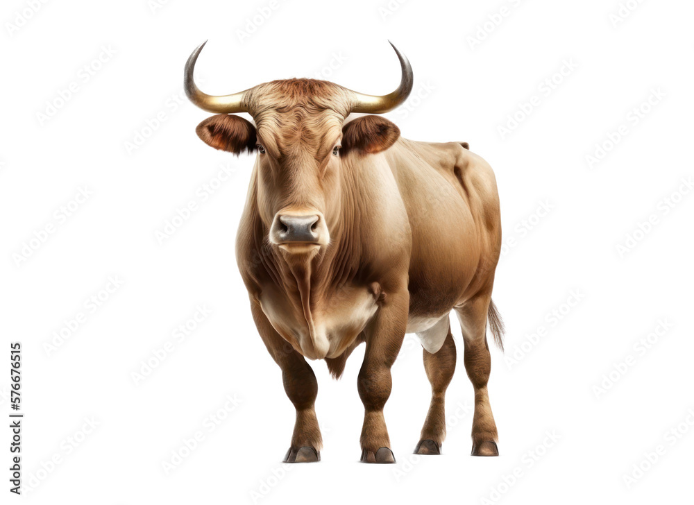 Bull isolated on white, transparent background, PNG, generative ai
Bull isolated on white, transparent background, PNG, generative ai