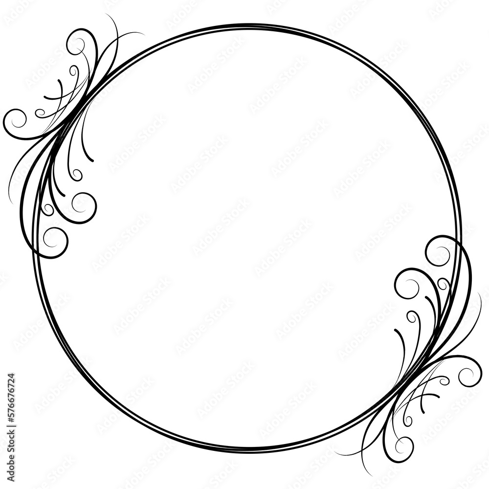 abstract floral frame abstract floral frame