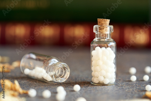 A bottle of homeopathic remedy