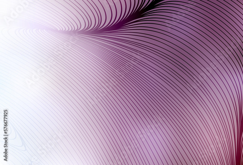 Light Purple vector template with wry lines.