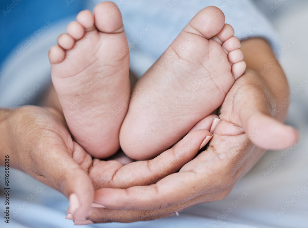 Hands, feet and baby with mother for love, care and security while together in family home. Woman or mom and child bonding for development, growth or wellness with support, gratitude and protection Hands, feet and baby with mother for love, care and security while together in family home. Woman or mom and child bonding for development, growth or wellness with support, gratitude and protection