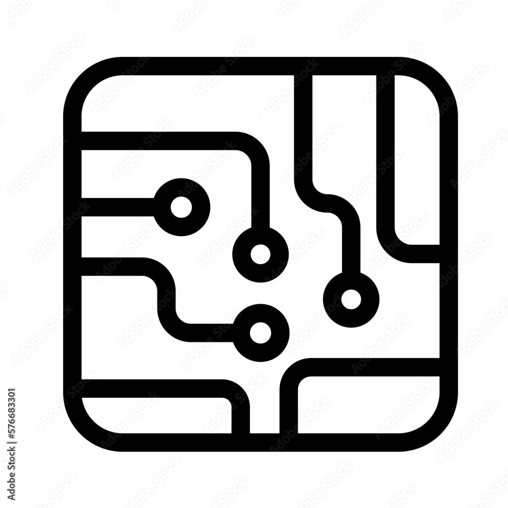 electronic circuit icon, circuit board vector electronic circuit icon, circuit board vector