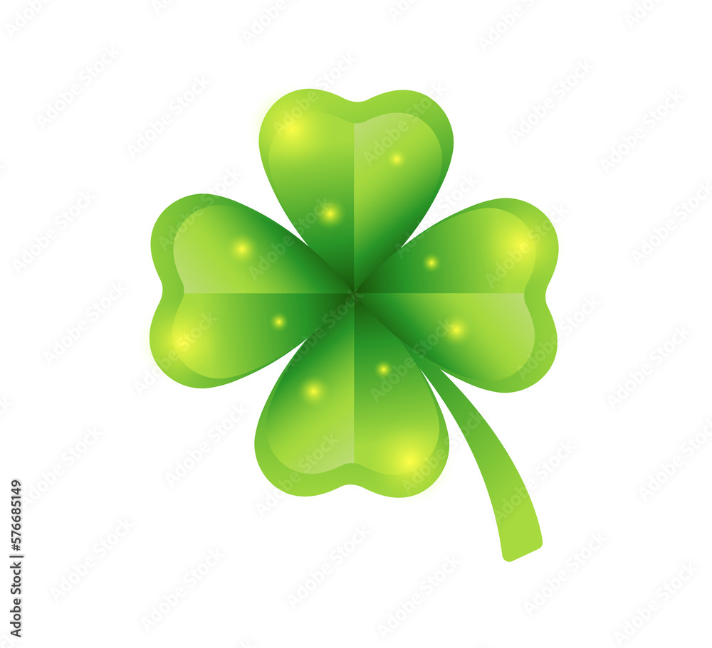 st patrick's day Leaf Clover.  shamrock clover leaf