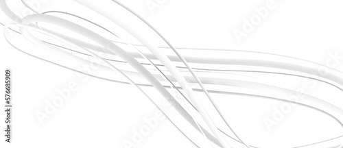 Wallpaper Mural Abstract illustration of black and white lines swirling curves, futuristic abstraction,3d rendering Torontodigital.ca