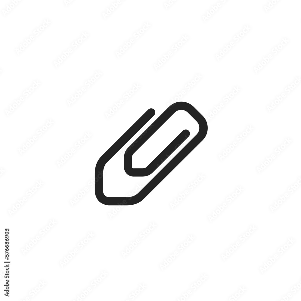 Paperclip - Pictogram (icon) Paperclip - Pictogram (icon)