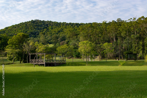 beautiful landscape on the Brazilian fazenda, Rio Grande do Sul