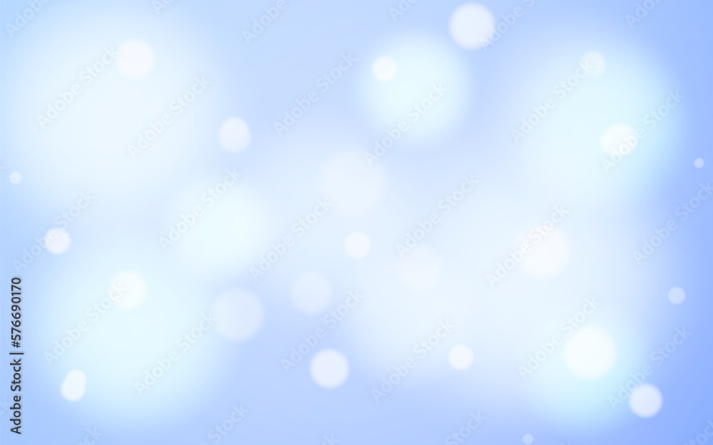 Sky blue bokeh soft light abstract background, Vector eps 10 illustration bokeh particles, Background decoration