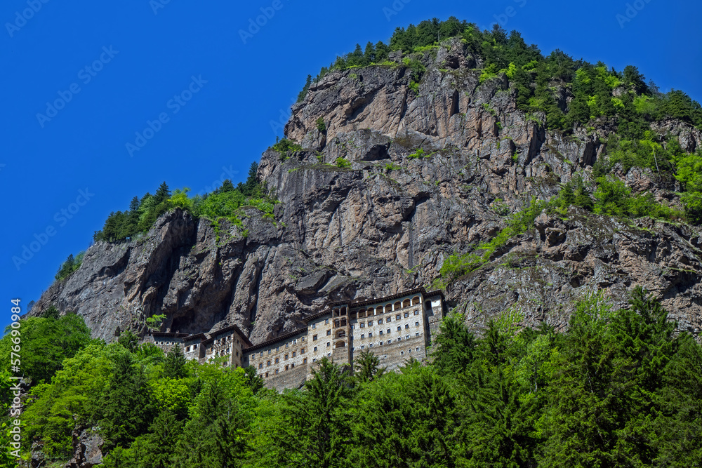 SUMELA Monastery. historical monastery built on the rocks.