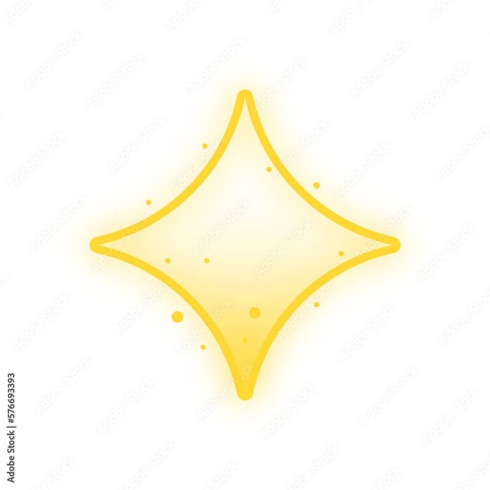 Fototapeta premium neon fade star shape 