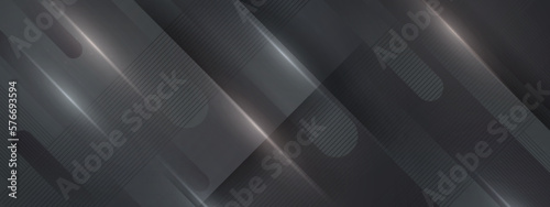 Abstract black background bannner