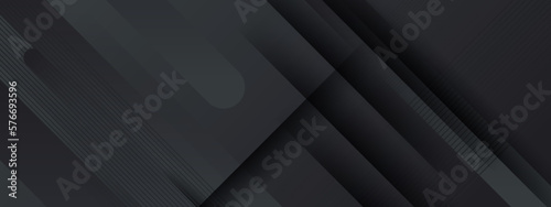 Abstract black background bannner