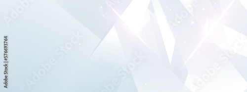 Abstract white banner background