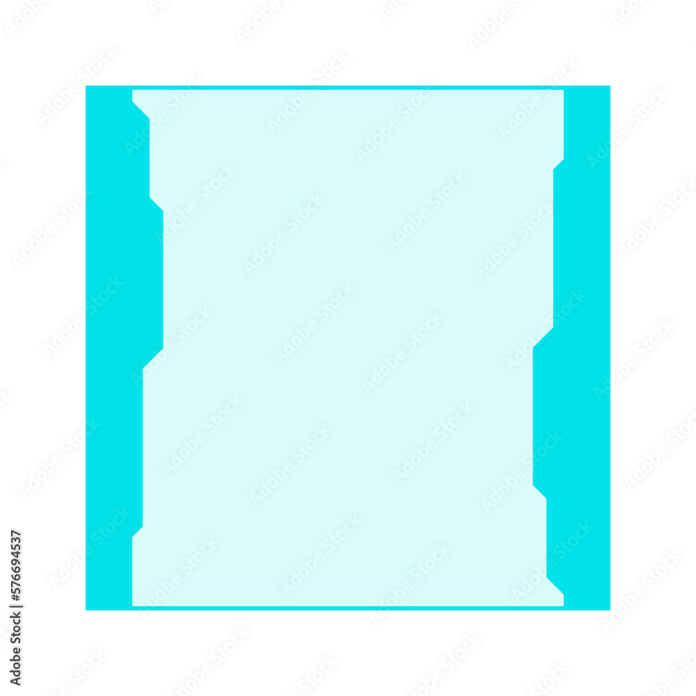 square hud interface frame
