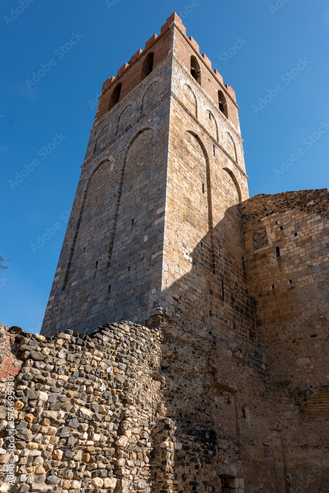 tower of the church of ESPIRA DE L'AGLY