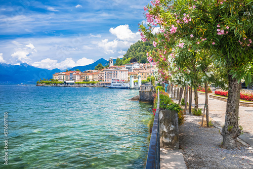 Town of Bellagio Lungolago Europa and lakefront view photo