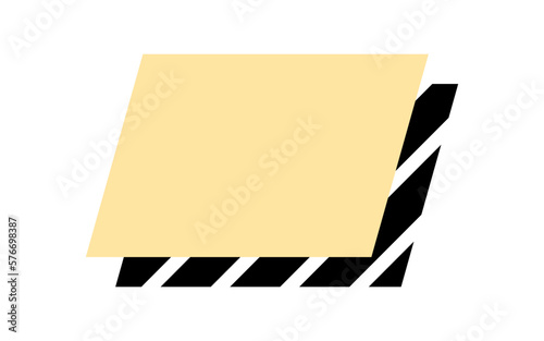 slant shadow text box
