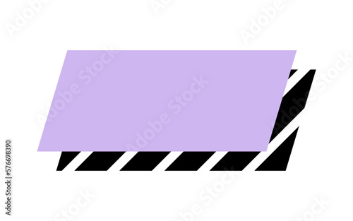 slant shadow text box
