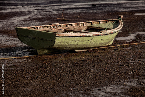Boat in Low Tide