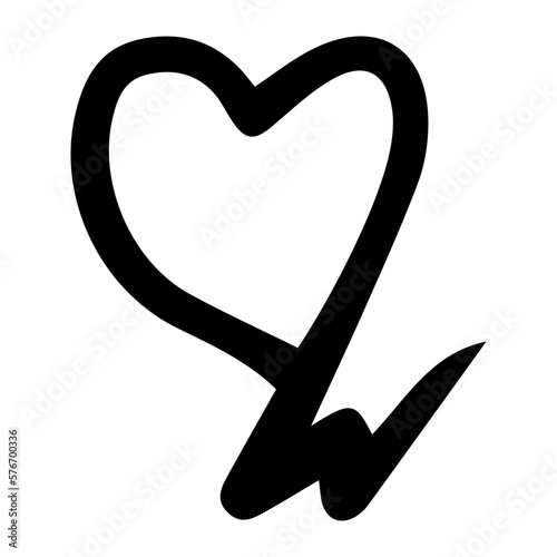 doodle heart
 photo