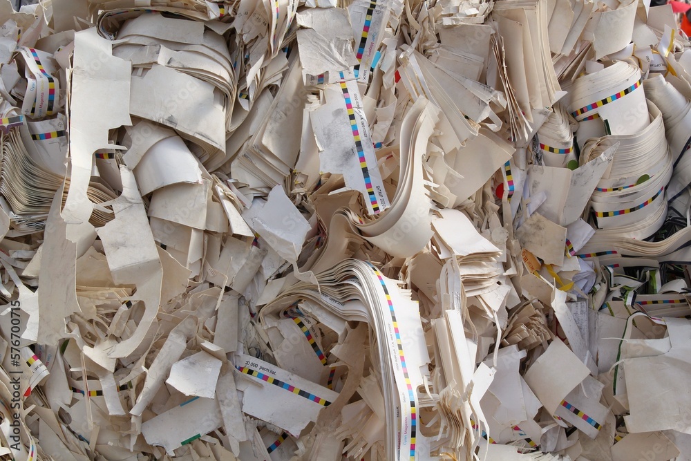 Stack of cardboard carton packed pile prepare for recycling on plant.  Eco-friendly lifestyle zero waste concept. Environmental conversation  technology. Garbage sorting. Ecology reuse green world idea. Photos | Adobe  Stock