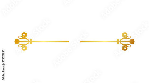gold art border divider
