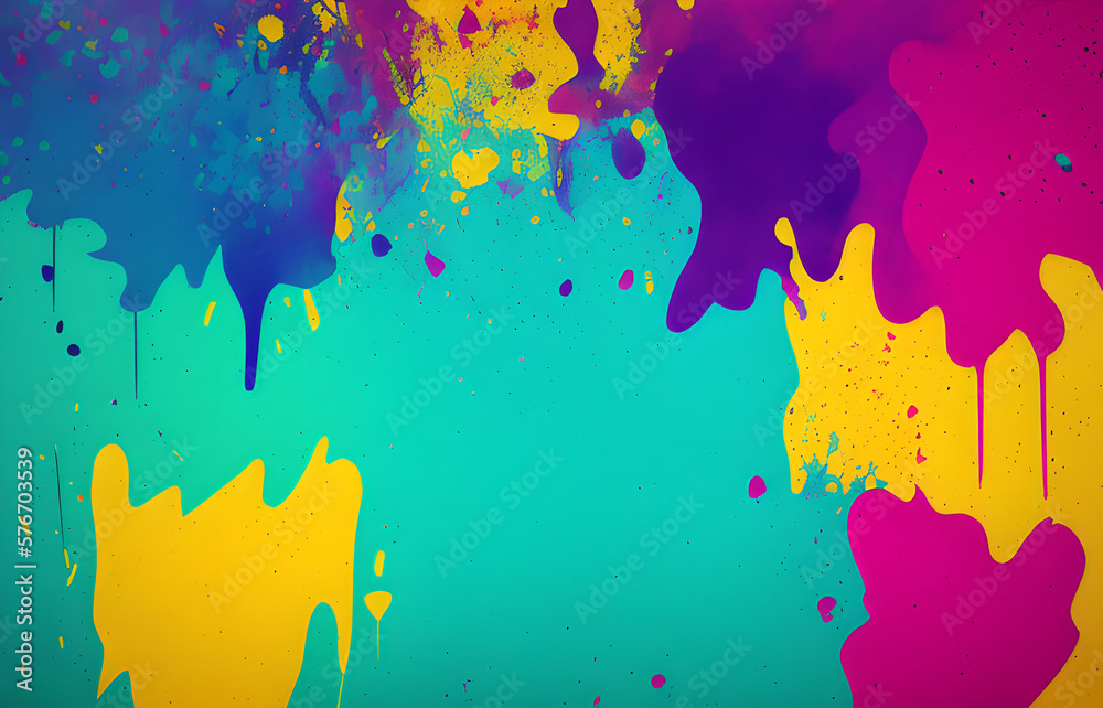 Abstract grunge art background texture with colorful paint splashes. Abstract grunge art background texture with colorful paint splashes.