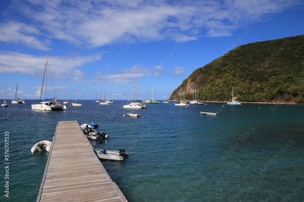 Sailing in Guadeloupe - Deshaies