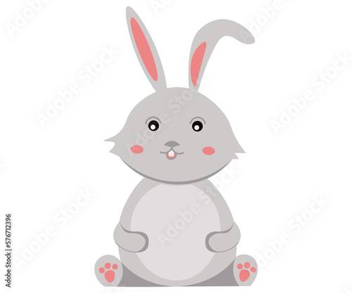 easter bunny with easter egg © Ольга Коваль