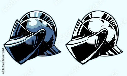 Medieval knight Helmet Set