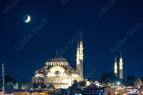 Canvas Print Islamic or ramadan concept photo