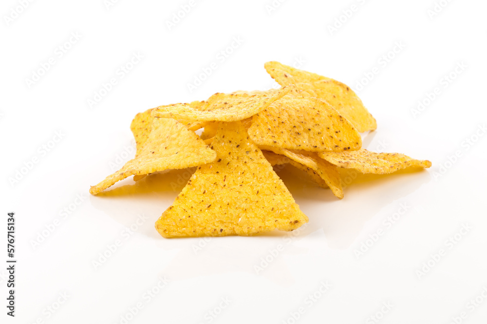 Salted corn snack nachos chips Salted corn snack nachos chips