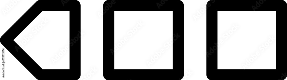 arrow icon. Simple thin line, outline vector of Arrows icons for UI and UX, website or mobile application on white background