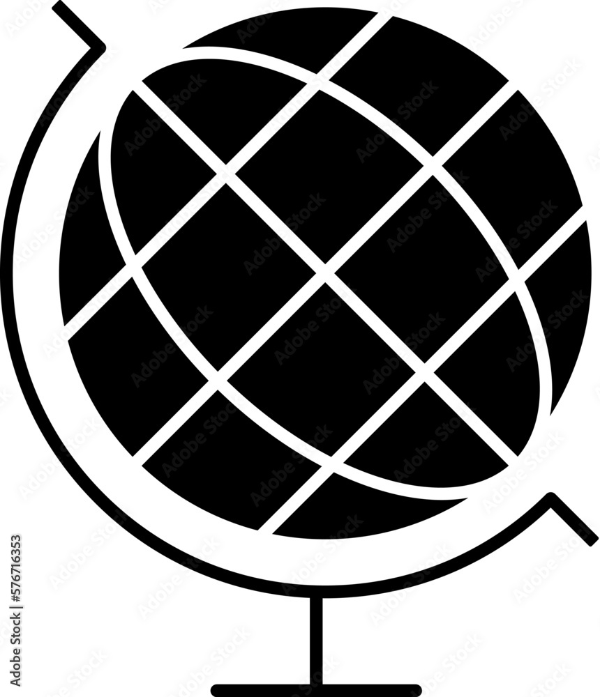 The globe vector icon