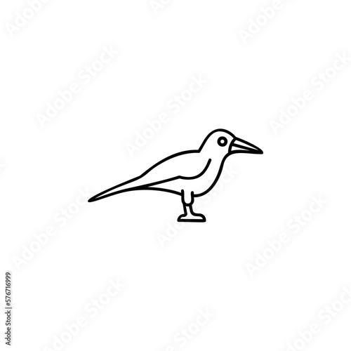 Crow vector icon